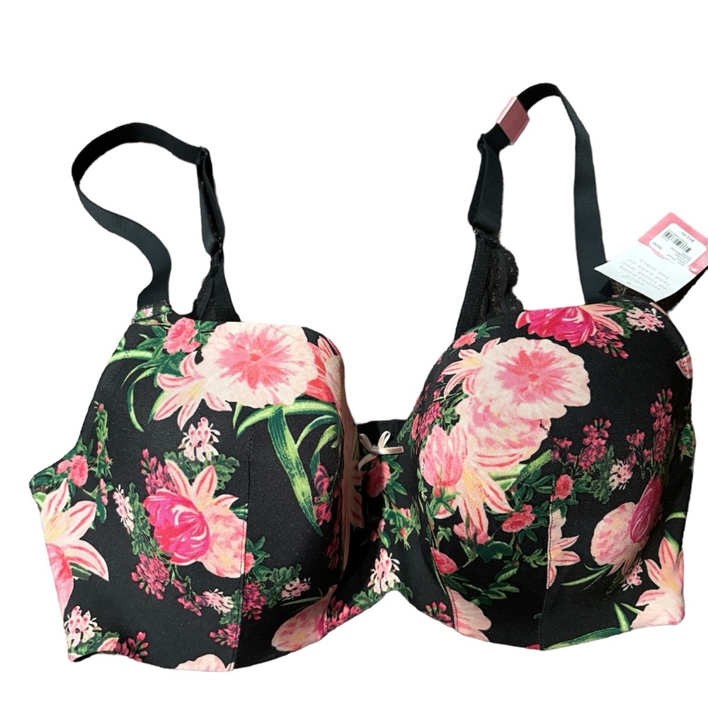 Cacique Floral Lightly Lined Balconette Bra 36DD